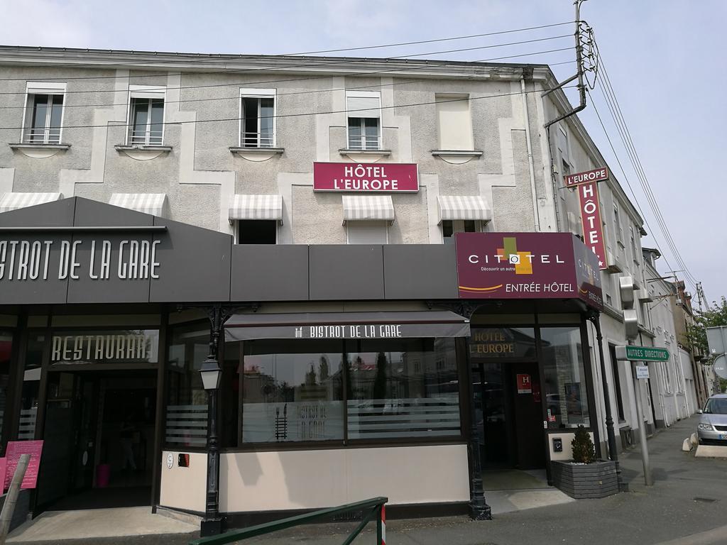 Cit'Hotel L'Europe - Cholet Gare Exteriör bild